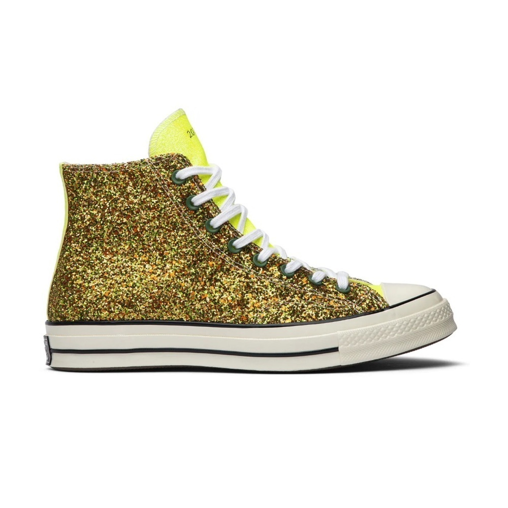 NWT Converse JW Anderson x Chuck 70 High 'Glitter Pack Gold Silver Sz 10.5